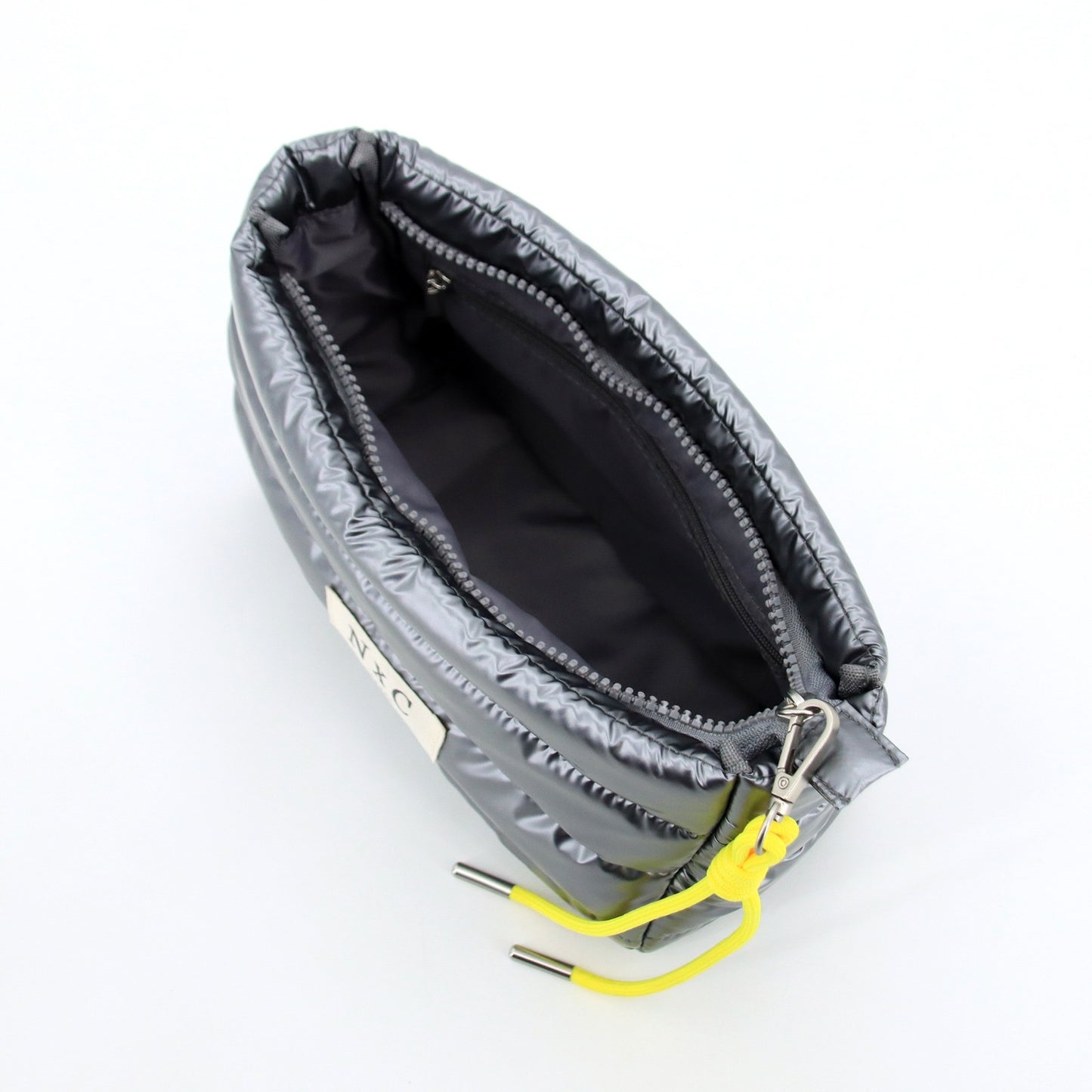 The NxC Puffer Travel Pouch in Graphite