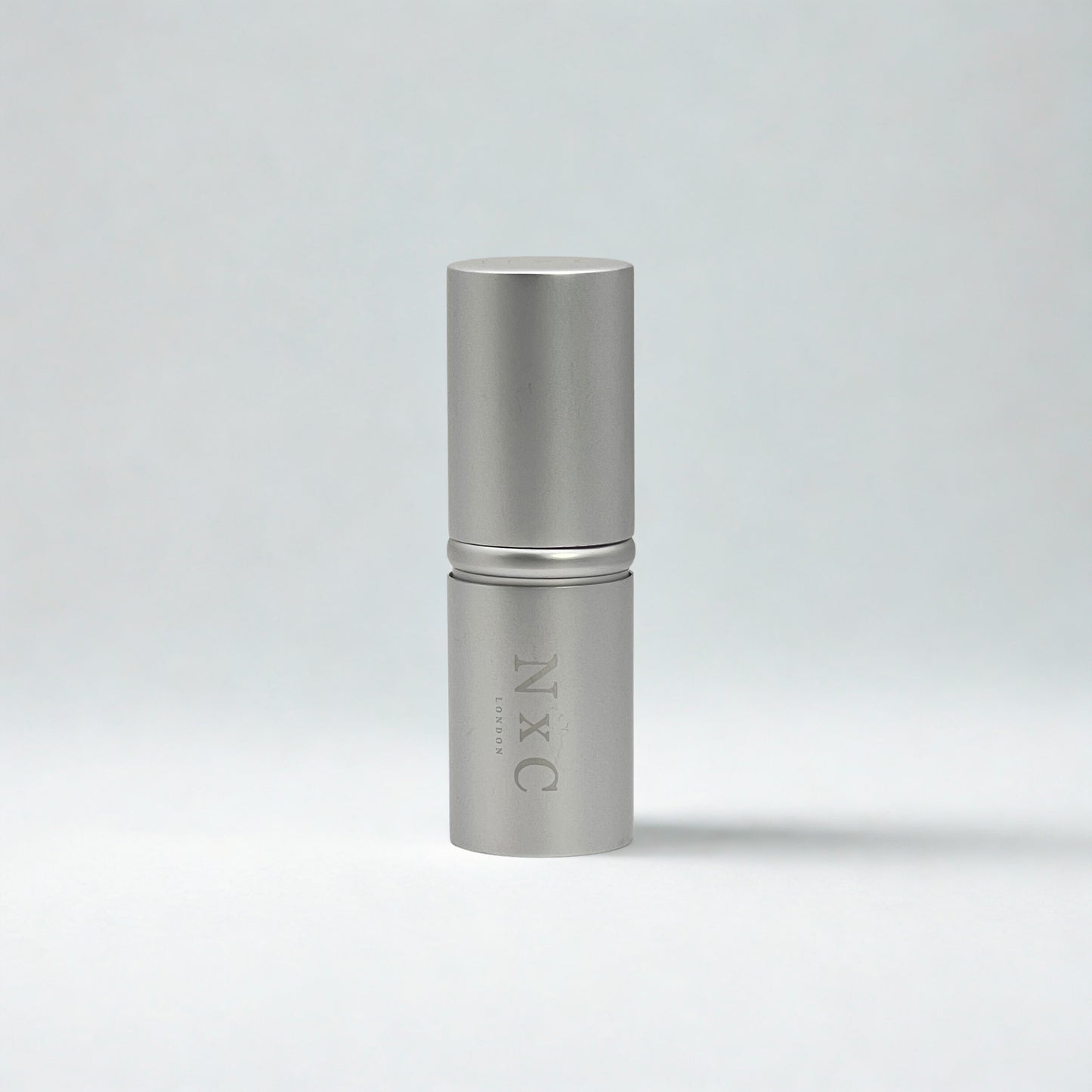 The NxC Retractable Kabuki Brush in Matte Silver