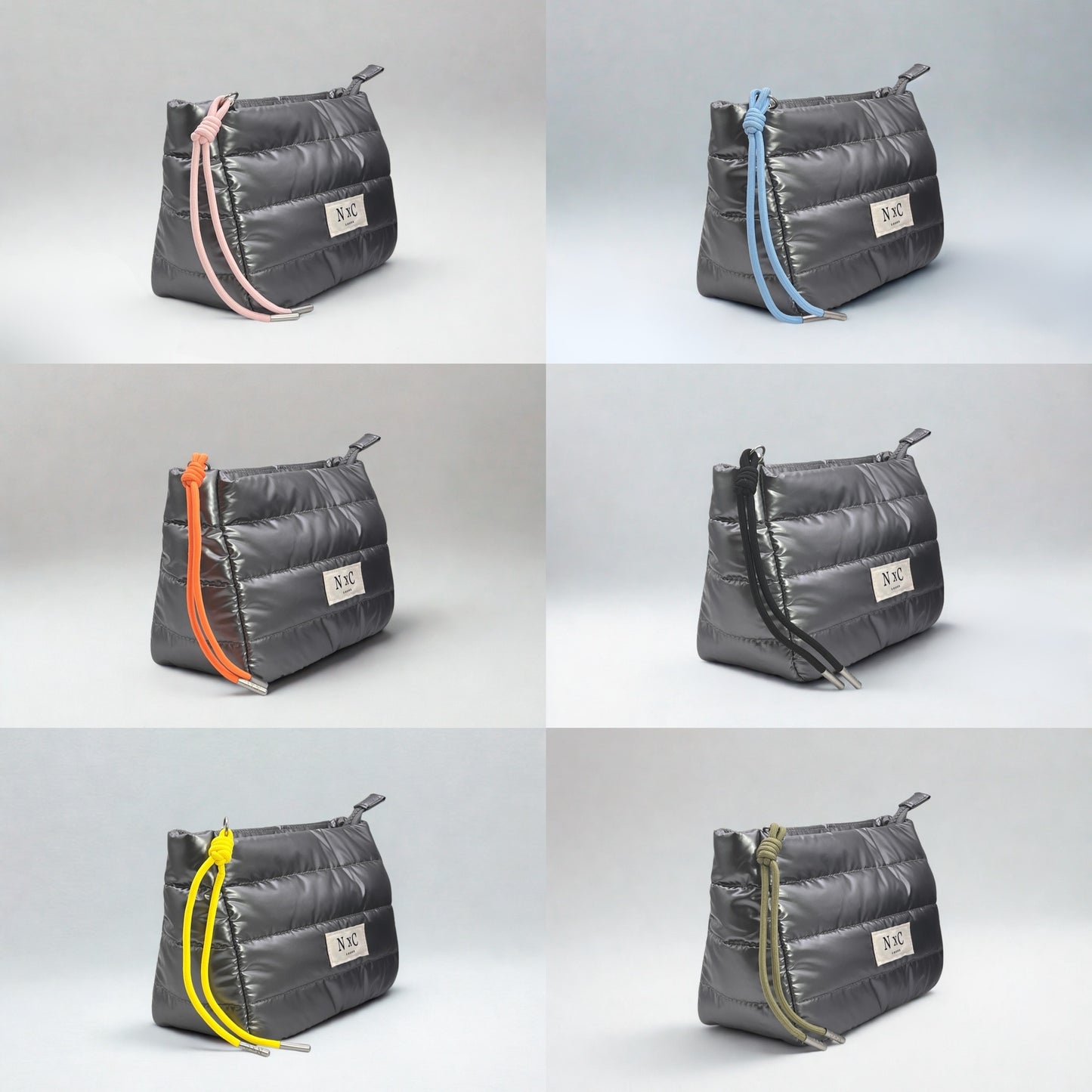 The NxC Puffer Travel Pouch in Graphite