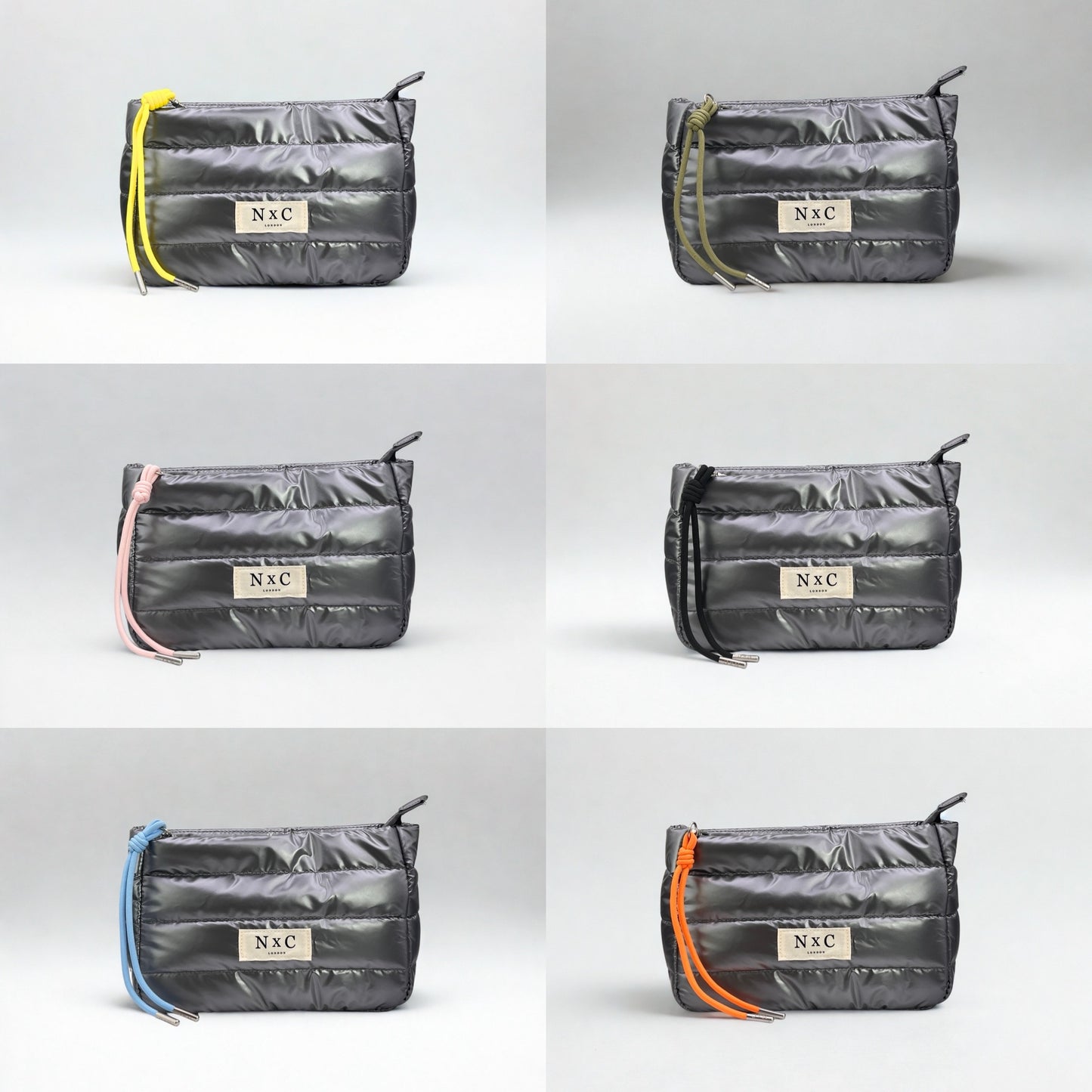 The NxC Puffer Travel Pouch in Graphite