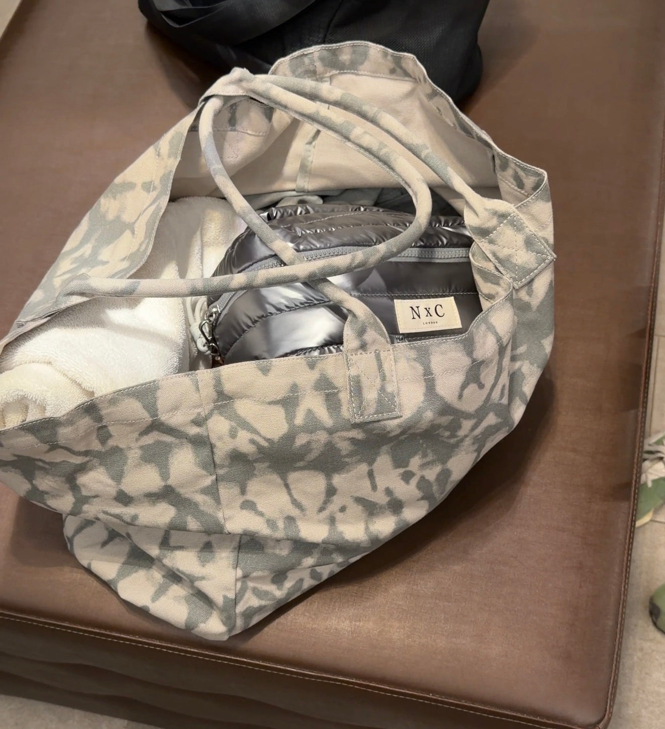 The NxC Puffer Vanity in Graphite
