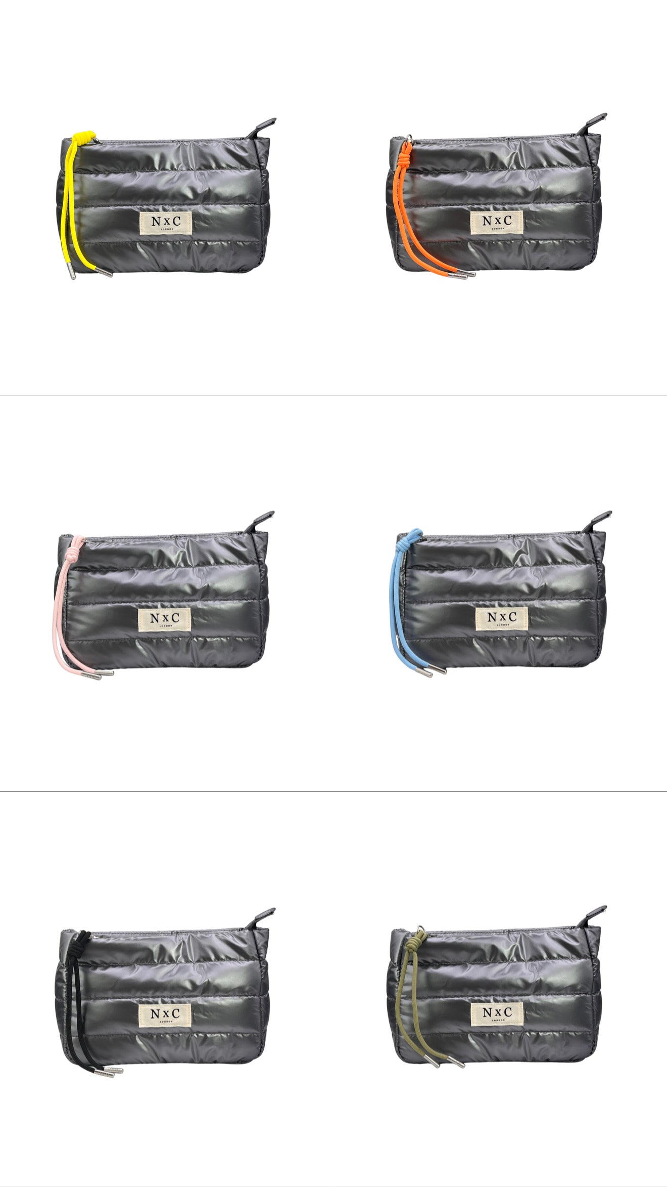 The NxC Puffer Travel Pouch in Graphite